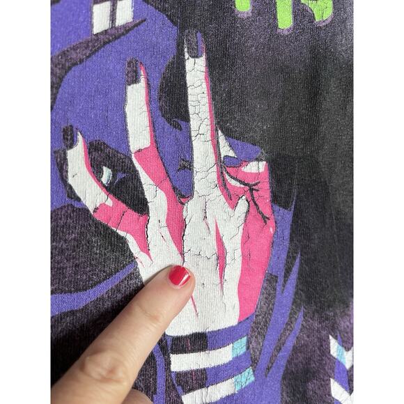 Tokyo Ghoul Anime Funimation Ken Kaneki Split Face Tie-Dye T-Shirt Adult Sz L - Picture 4 of 7